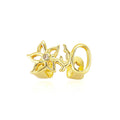 Glossy Finish Double Hollow Flower Grillz Silver Gold Teeth Grillz Vintage Copper Irregular Shape Tooth Grills Events