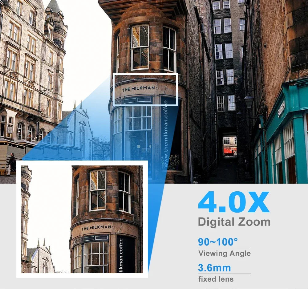 Smart Life 8MP WiFi Two Way Audio Security IP Camera HD Smart Home PTZ Outdoor Home Wireless Mini Surveillance CCTV Camera