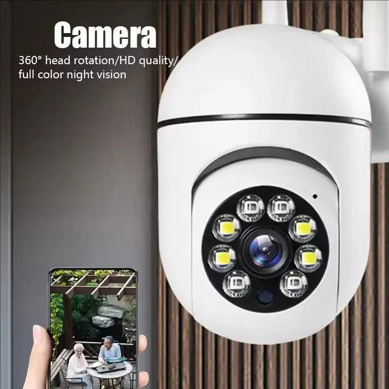 Smart Life 8MP WiFi Two Way Audio Security IP Camera HD Smart Home PTZ Outdoor Home Wireless Mini Surveillance CCTV Camera